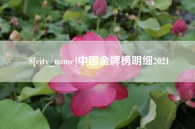 天长中国金牌榜明细2021