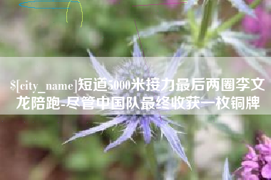 天长短道5000米接力最后两圈李文龙陪跑-尽管中国队最终收获一枚铜牌