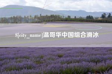 天长温哥华中国组合滑冰