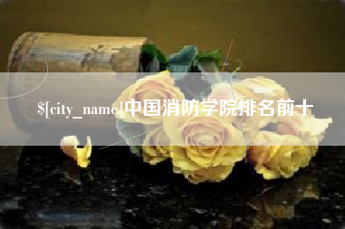 天长中国消防学院排名前十