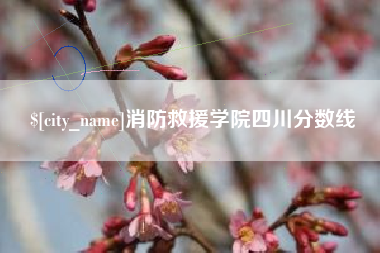 天长消防救援学院四川分数线