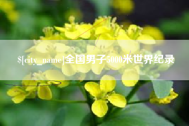 天长全国男子5000米世界纪录
