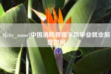 天长中国消防救援学院毕业就业前景如何