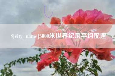 天长5000米世界纪录平均配速
