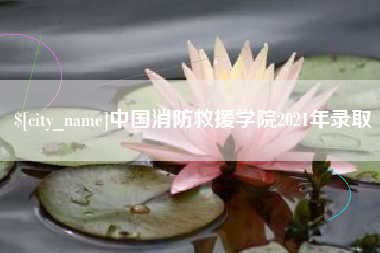 天长中国消防救援学院2021年录取