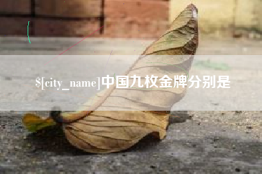 天长中国九枚金牌分别是