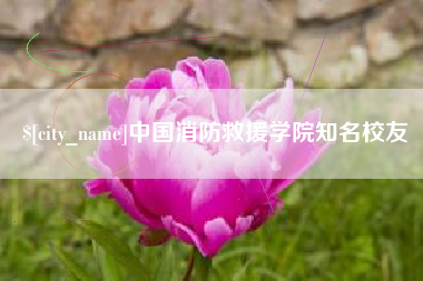 天长中国消防救援学院知名校友