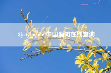 天长中国消防在线查询