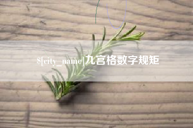 天长九宫格数字规矩