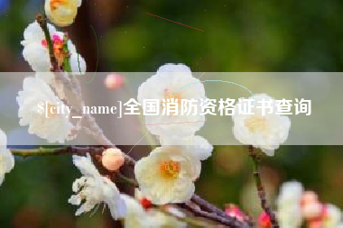 天长全国消防资格证书查询