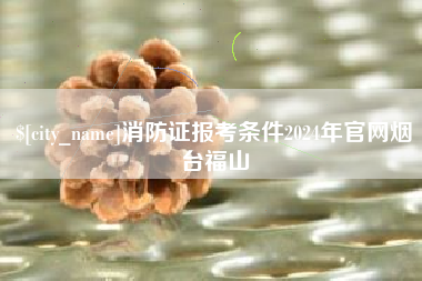 天长消防证报考条件2024年官网烟台福山