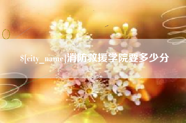 天长消防救援学院要多少分